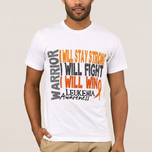 Leukämie-Krieger T-Shirt (Vorderseite)