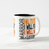 Leukämie-Krieger Zweifarbige Tasse (VorderseiteRechts)