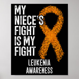 Leukämie Meine Nichte kämpft gegen Leukämie Poster