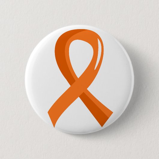 Leukämie-orange Band 3 Button (Vorderseite)