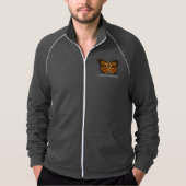 Leukämie-Schmetterlings-Bewusstseins-Band Hoodie (Vorderseite)