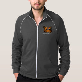 Leukämie-Schmetterlings-Bewusstseins-Band Hoodie
