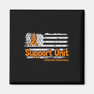 Leukämie-Support-Einheit Flagge Blutkrebs Leukämie Magnet