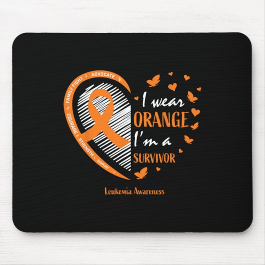 Leukämie Survivor gibt Frauen Männer Kinder Mama S Mousepad (Vorne)