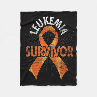 Leukämie Survivor Orangenkrebs Leukämie Aw Fleecedecke