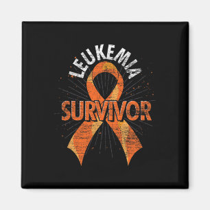 Leukämie Survivor Orangenkrebs Leukämie Aw Magnet