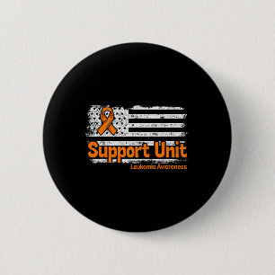 Leukämie-unterstützende Einheit Flag Blutkrebserkr Button