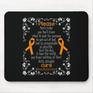 Leukämie Unterstützung Leukämie Bewusstsein T Shir Mousepad