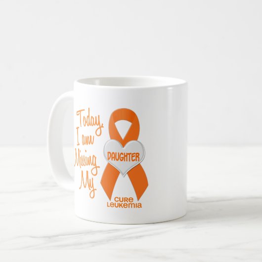 Leukämie vermisst meine Tochter 1 Kaffeetasse (Vorderseite Links)