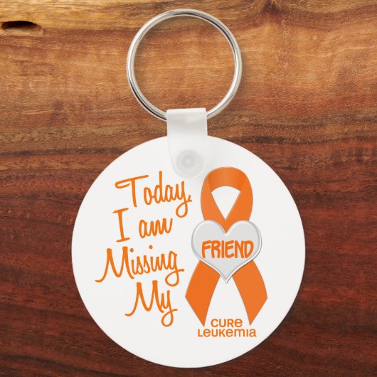 Leukämie Vermisst Schlüsselanhänger (Vorderseite)
