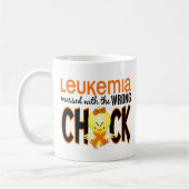 Leukämie verwirrt mit dem falschen Küken Kaffeetasse (Links)