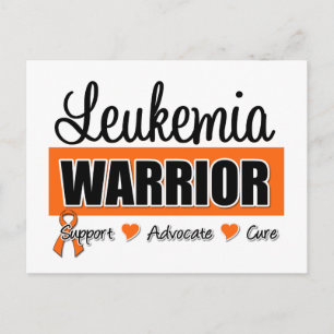 Leukämie Warrior Postkarte