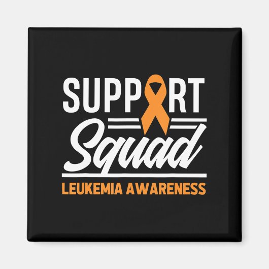 Leukämie Warrior Support Squad Leukämie Magnet (Vorne)