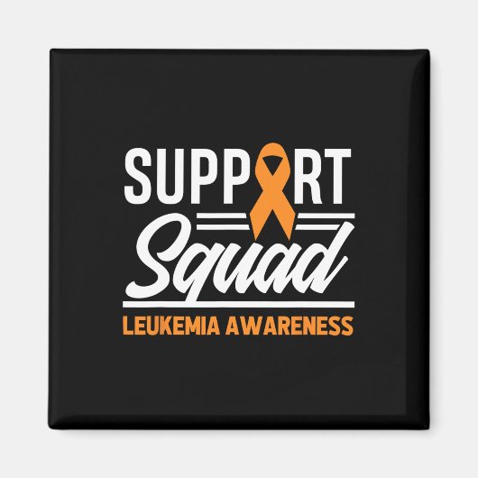 Leukämie Warrior Support Squad Leukämie Magnet (Vorne)