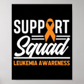 Leukämie Warrior Support Squad Leukämie Poster (Vorne)