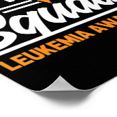 Leukämie Warrior Support Squad Leukämie Poster (Ecke)