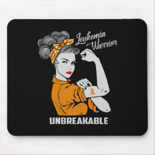Leukämie Warrior Unzerbrechliche Aufmerksamkeit Ge Mousepad
