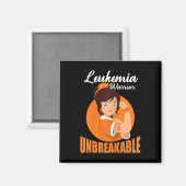 Leukämie Warrior Unzerbrechliche Blutzellen Magnet (Vorderseite/Rückseite)