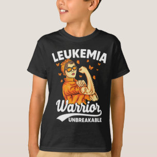 Leukämie Warrior unzerbrechliche Unterstützung Leu T-Shirt