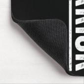 Leukämie Warrior - Vertikale Orangenkrebserkrankun Mousepad (Ecke)