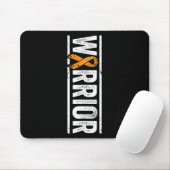 Leukämie Warrior - Vertikale Orangenkrebserkrankun Mousepad (Mit Mouse)