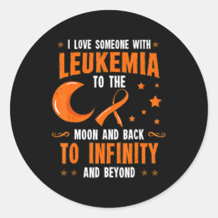 Leukemia Awareness  Blood Cancer Bone Marrow Gift  Runder Aufkleber
