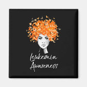 Leukemia Awareness Butterfells Geschenk Magnet (Vorne)