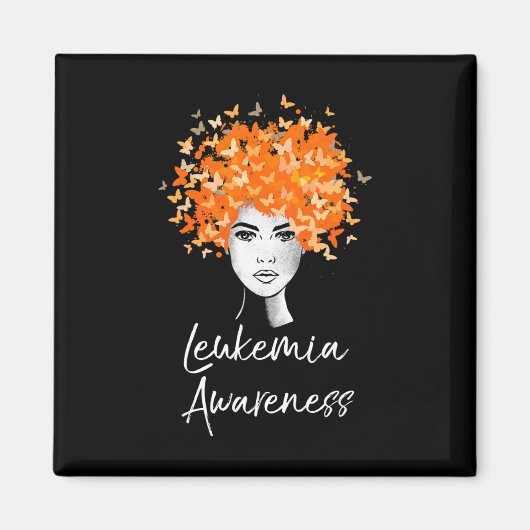 Leukemia Awareness Butterfells Geschenk Magnet (Vorne)