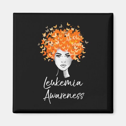 Leukemia Awareness Butterfells Geschenk Magnet (Vorne)