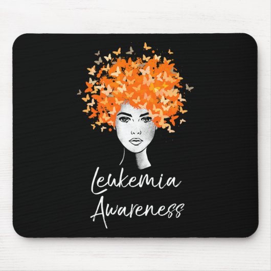 Leukemia Awareness Butterfells Geschenk Mousepad (Vorne)