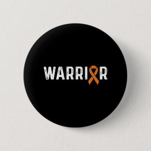 Leukemia Awareness Products Orange Ribbon Cancer W Button