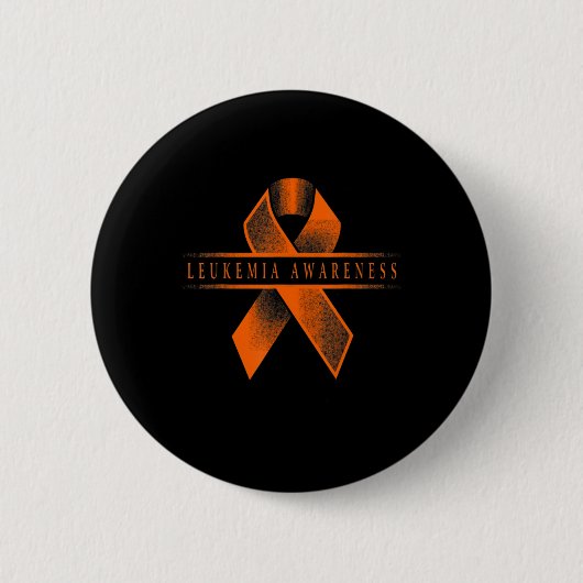Leukemia Awareness Ribbon Button (Vorderseite)