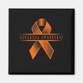 Leukemia Awareness Ribbon Magnet (Vorne)