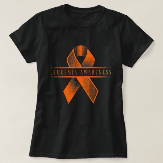 Leukemia Awareness Ribbon T-Shirt (Design vorne)