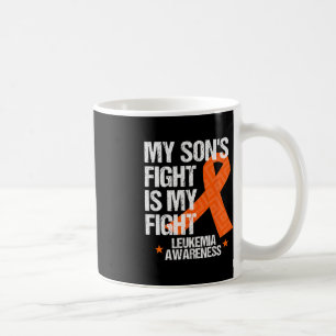 Leukemia Awareness Son Fight Orange Ribbon Geschen Kaffeetasse