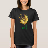LEUKEMIA Awareness Sunflower   T-Shirt (Vorderseite)