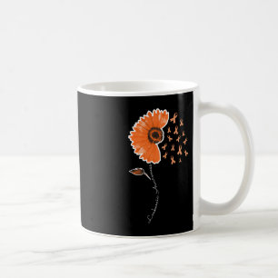 Leukemia Awareness Warrior Orange Ribbon Sonnenblu Kaffeetasse