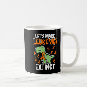 Leukemia Dinosaur Orange Ribbon Hämatologe Repti Kaffeetasse