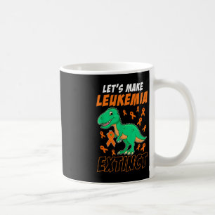 Leukemia Dinosaur Orange Ribbon Hämatologe Repti Kaffeetasse