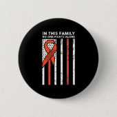 Leukemia Fight Cancer Ribbon 6 Button (Vorderseite)