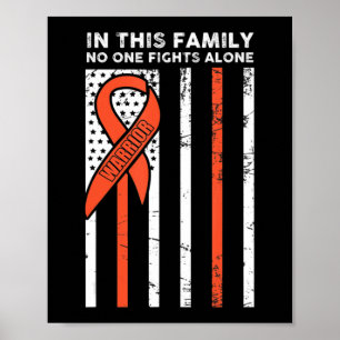 Leukemia Fight Cancer Ribbon 6 Poster