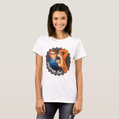Leukemia Fighter Gal T-Shirt (Vorne ganz)