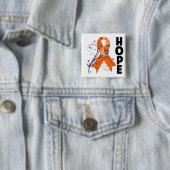 Leukemia Floral Hope Ribbon 2 Button (Beispiel)