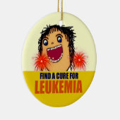 Leukemia Guardian Angel Keramikornament (Rechts)