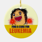 Leukemia Guardian Angel Keramikornament (Hinten)