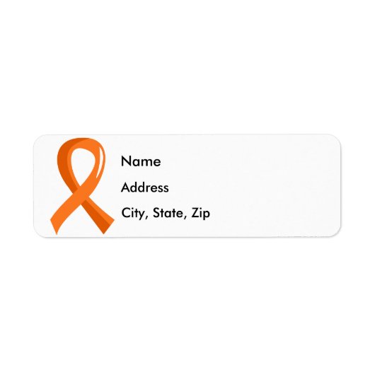 Leukemia Orange Ribbon 3 (Vorne)