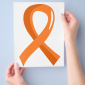 Leukemia Orange Ribbon 3 Flyer (Hand)
