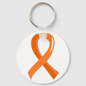Leukemia Orange Ribbon 3 Schlüsselanhänger (Vorderseite)