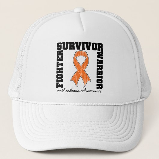 Leukemia Survivor Kämpfer Truckerkappe (Vorderseite)