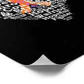 Leukemia Survivor Superhero Poster (Ecke)